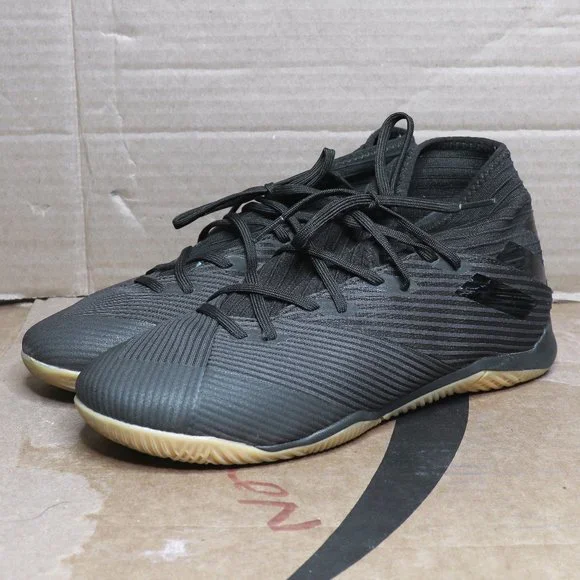 adidas | Shoes | Adidas Mens Nemeziz 93 Indoor Soccer Cleats Shoes Core  Black Gum F34413 Sz 75 | Poshmark
